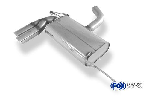 FOX VW Golf 6 - 1.8l TFSI/ GTD einddemper - 2x76 type 17, Auto-onderdelen, Uitlaatsystemen, Nieuw, Verzenden
