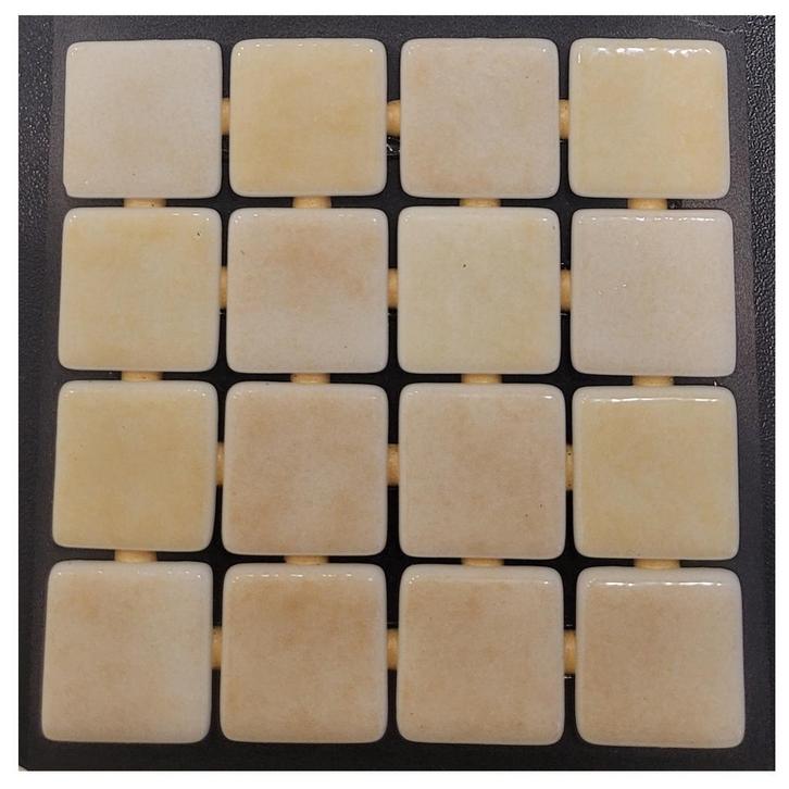 Mozaïek Ezarri MIX Collection 2.5x2.5 cm Glossy Beige Sand, Doe-het-zelf en Verbouw, Tegels, Ophalen of Verzenden