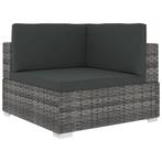 Rattan Hoekbank Grijs | OP = OP | Wees Snel!, Huis en Inrichting, Minder dan 75 cm, Hoekbank, Nieuw, Ophalen of Verzenden
