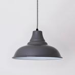 ACTIE: Raul Grijs lampenkap 27cm hanglamp fabriekslamp FOIR, Huis en Inrichting, Lampen | Hanglampen, Nieuw, Verzenden