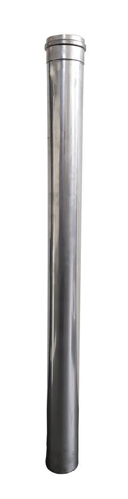 RVS pelletpijp enkelwandig L:1m Ø80mm, Huis en Inrichting, Kachels, Vrijstaand, Nieuw, Hout, Ophalen of Verzenden