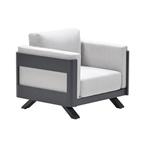 Garden Impressions Medellin loungestoel donker grijs -, Verzenden, Nieuw