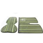 Bobike Liberty Kussenset Mini + Windschermflap Stripe Green, Fietsen en Brommers, Fietsaccessoires | Fietsstoeltjes, Nieuw