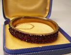 Armband Tombak, Schaumgoud - 36.00ct. tw. Granaat - antieke, Sieraden, Tassen en Uiterlijk, Armbanden, Nieuw