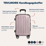 2dekans | TRVLMORE Handbagage Koffer - 45L - TSA Cijferslot, Sieraden, Tassen en Uiterlijk, Koffers, Ophalen of Verzenden, Zo goed als nieuw