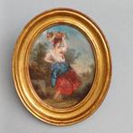 Jean-Baptiste Marie Fouque (XX) - Fille avec panier