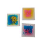 Amaya - 3 Lichtgevende Liquid Vloertegels Vierkant (30cm), Nieuw