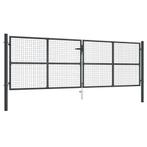 vidaXL Tuinhek van gaas gegalvaniseerd staal 400x125 cm, Verzenden, Nieuw