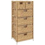 Ladekast Waterhyacint - 6 Lades | Retourdeal Koopjesjacht, Minder dan 50 cm, 5 laden of meer, 100 tot 150 cm, Rustiek