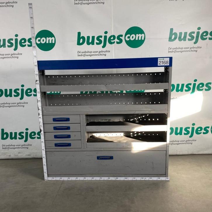 Sortimo staal alu gebruikte bedrijfswagen inrichting (nr 216, Auto diversen, Overige Auto diversen, Ophalen of Verzenden