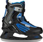 Nijdam IJshockeyschaats - Semi-Softboot - Zwart/Blauw - Maat, Ophalen of Verzenden, Zo goed als nieuw