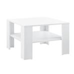 Salontafel Leiden vierkant 60x60x40 wit