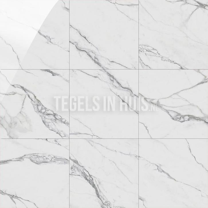 Vloertegel wandtegel yuni marmer 60x60 gepolijst, Doe-het-zelf en Verbouw, Tegels, Vloertegels, Nieuw, 10 m² of meer, Keramiek