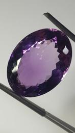 1 pcs Paars Amethist - 31.16 ct - Antwerp Laboratory for, Nieuw