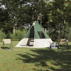 vidaXL Tent met dak Anders Groen en Zwart 383 x 338 x 217 cm, Caravans en Kamperen, Tenten, Verzenden, Nieuw