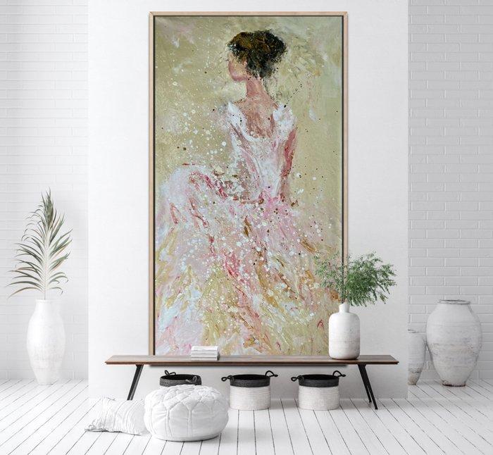 Esty - He was walking in the garden, Antiek en Kunst, Kunst | Schilderijen | Modern