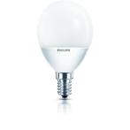 Philips Kogel - Spaarlamp - 7W - E14 Fitting - 1 stuk, Nieuw, Philips spaarlamp kogel Kleine fitting E14, Minder dan 30 watt, Soft of Flame