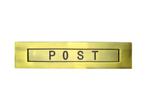 Brievenbusklep POST – 33 cm – messing – klassieke decoratie, Ophalen of Verzenden, Nieuw