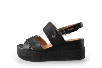 Mustang Sandalen in maat 36 Zwart | 10% extra korting beschikbaar voor biedingen