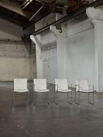 Leolux Talos Eetkamerstoel | Wit Leer (NIEUWSTAAT), Huis en Inrichting, Stoelen, Stoel stoelen eetkamerstoelen, Wit, Ophalen of Verzenden