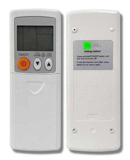 Universele Mitsubishi airco afstandsbediening - Werkt direct, Audio, Tv en Foto, Afstandsbedieningen, Verzenden