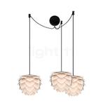Umage Aluvia mini Cannonball Hanglamp 3-lichts, wit/kabel zw, Huis en Inrichting, Lampen | Hanglampen, Verzenden, Nieuw