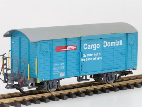 KISS 1003 Rhb Gbk-v 5515 Gesloten goederenwagen Cargo Dom..., Hobby en Vrije tijd, Modeltreinen | Overige schalen, Overige typen