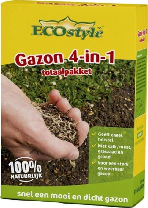 Gazon 4-in-1 1 kg. Meststof, Tuin en Terras, Aarde en Mest, Verzenden