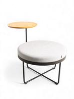 Johanson Shima poef met tafel, grijs-zwart, Overige plaatsen, Ophalen of Verzenden, Gebruikt, Tafel