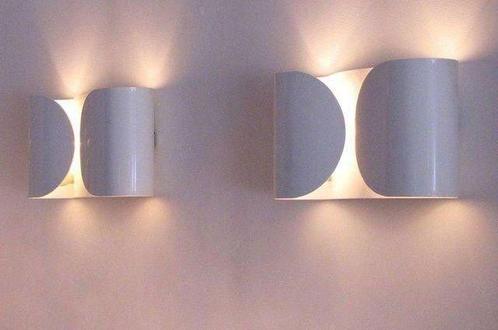 Flos - Tobia Scarpa - Lamp (2) - Wit geverfd metaal, Antiek en Kunst, Antiek | Lampen