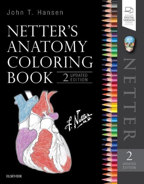 Netters Anatomy Coloring Book Updated Edition 9780323545037, Boeken, Taal | Engels, Zo goed als nieuw, Verzenden