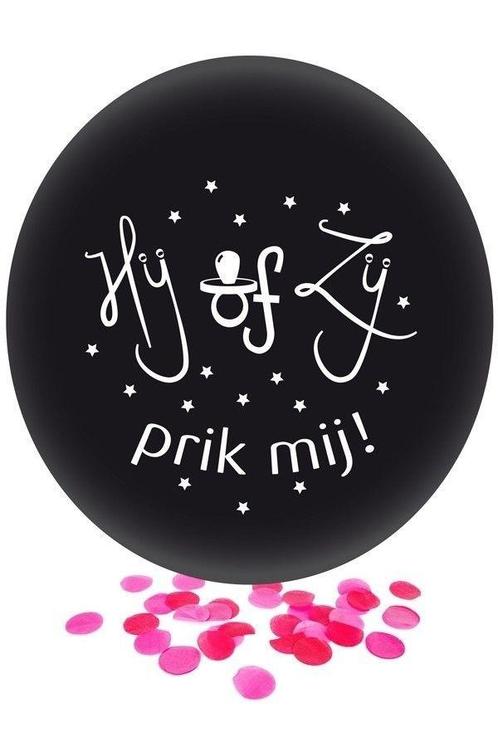 Ballon gender reveal ZIJ, Hobby en Vrije tijd, Feestartikelen, Feestartikel, Nieuw, Verzenden