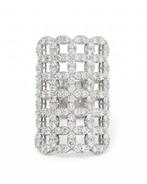 Statement ring - 14 karaat Witgoud - 2.74ct. tw. Diamant