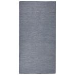 vidaXL Buitenkleed platgeweven 100x200 cm blauw, Verzenden, Nieuw, Blauw