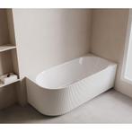 Wiesbaden Rivi Hoekbad Rechts - 180x80cm - Acryl - Glans Wit, Doe-het-zelf en Verbouw, Sanitair, Ophalen of Verzenden, Nieuw