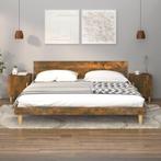vidaXL Nachtkastjes 2 st bewerkt hout gerookt eikenkleurig, Minder dan 45 cm, Verzenden, Nieuw, Minder dan 55 cm