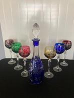 Drinkservies voor 6 (7) - Kristal - Boheemse karaf en glazen