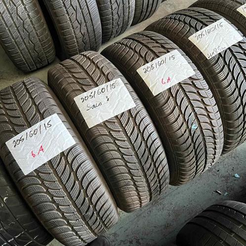 4 x Sava 205-60-15 Winterbanden 8,5mm, Auto-onderdelen, Banden en Velgen, 15 inch, Winterbanden, 205 mm, Personenwagen, Gebruikt