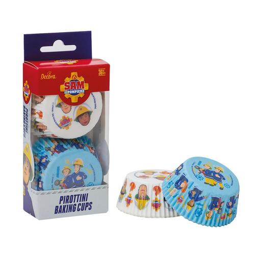 Cupcake Cups Brandweerman Sam #3 Ø50x32(h)mm 36 stuks, Hobby en Vrije tijd, Taarten en Cupcakes maken, Nieuw, Verzenden