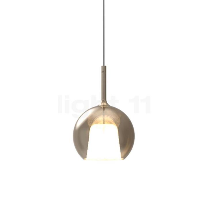 Penta Glo Hanglamp, zwart/goud - 38 cm (Hanglampen), Huis en Inrichting, Lampen | Hanglampen, Nieuw, Verzenden