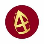 Cadeaustickers Sinterklaas Mijter Bordeaux, Hobby en Vrije tijd, Ophalen of Verzenden, Nieuw, Overige typen