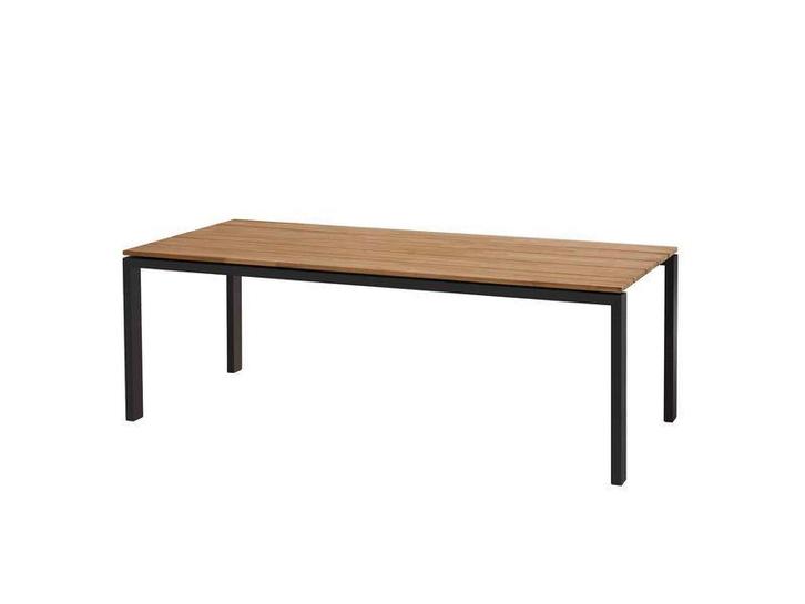 4SeasonsOutdoor goa tuintafel frame met robusto teak blad, Tuin en Terras, Tuintafels, Nieuw, Hout, Rechthoekig