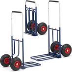 Steekwagen - steekkar - opvouwbaar - tot 150 kg - blauw, Ophalen of Verzenden, Nieuw
