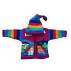 Child Peru jumper, Peru alpaca embroider zip cardigan, Nieuw, Trui of Vest, Jongen of Meisje, Verzenden