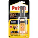 Pattex Power Epoxy - 2 Componenten lijm - 1 Minuut - 12 Gram, Doe-het-zelf en Verbouw, Ophalen of Verzenden, Nieuw