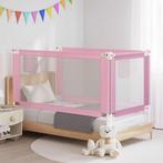 vidaXL Bedhekje peuter 160x25 cm stof roze, Verzenden, Nieuw