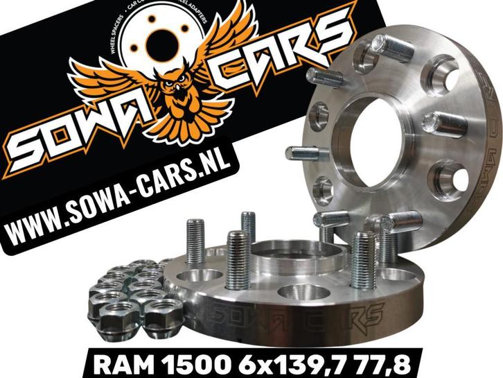 Spacers Dodge RAM 1500 6x139,7 77,8 25mm Spoorverbreders, Auto diversen, Tuning en Styling, Verzenden