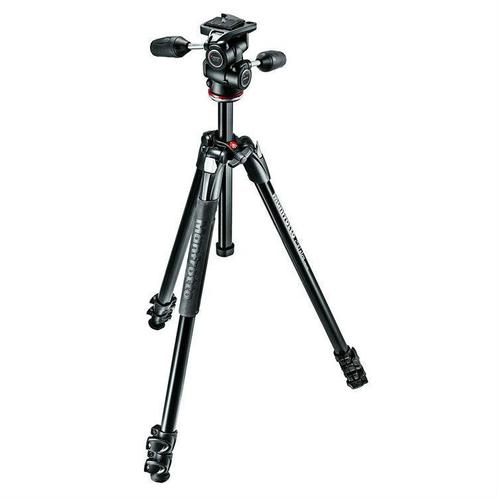 Manfrotto MK290XTA3-3W aluminium statiefkit | Outlet model, Audio, Tv en Foto, Fotografie | Statieven en Balhoofden, Gebruikt