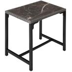 Wicker bartafel Kutina met 2 stoelen Latina - grijs