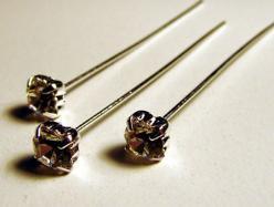 Oasis Diamond Flex Pins Silver/ 12 st Oasis© Diamond, Huis en Inrichting, Woonaccessoires | Kunstplanten en Kunstbloemen, Nieuw